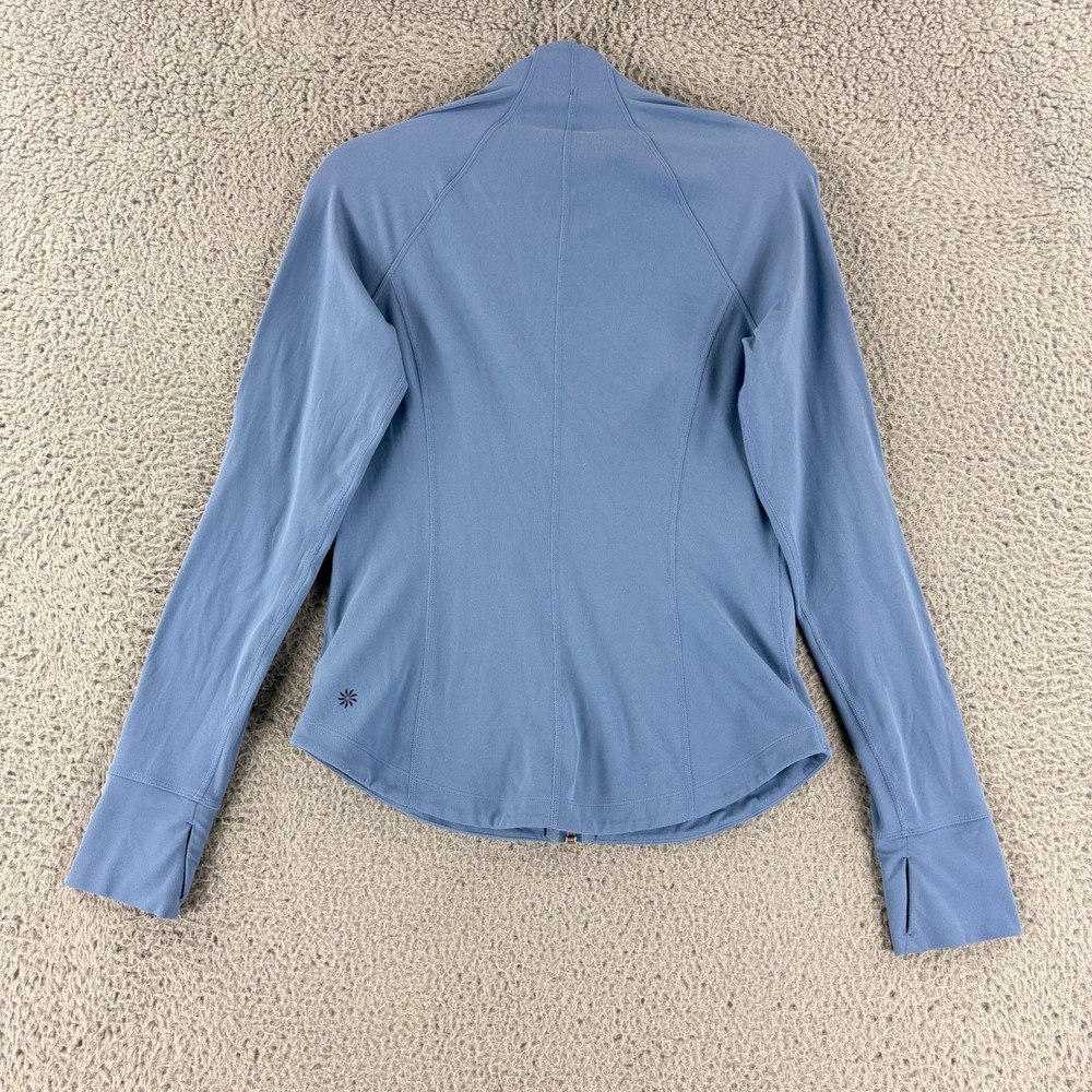 Athleta Salutation Jacket Womens S Blue Full Zip Activewear Stretch 657490-03 - Picture 12 of 15